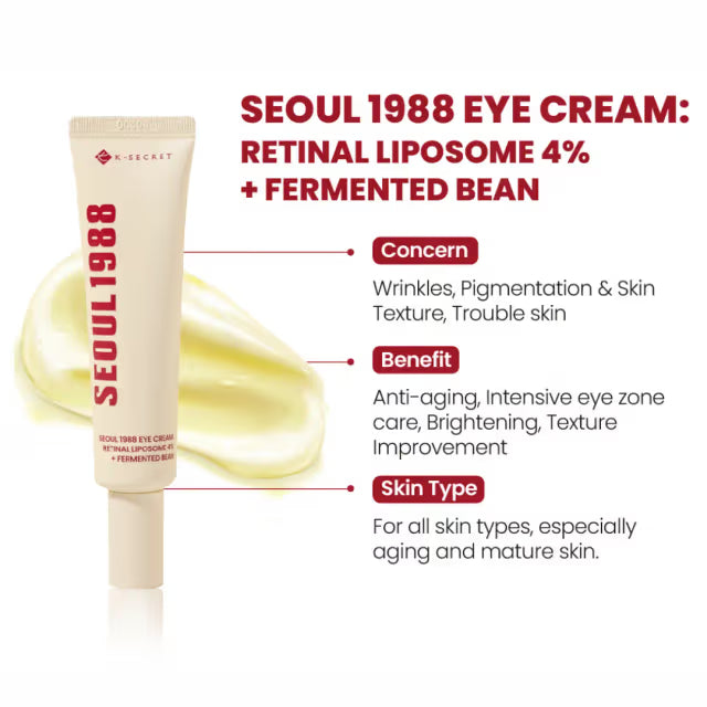 K-SECRET SEOUL 1988 Retinal Eye Cream