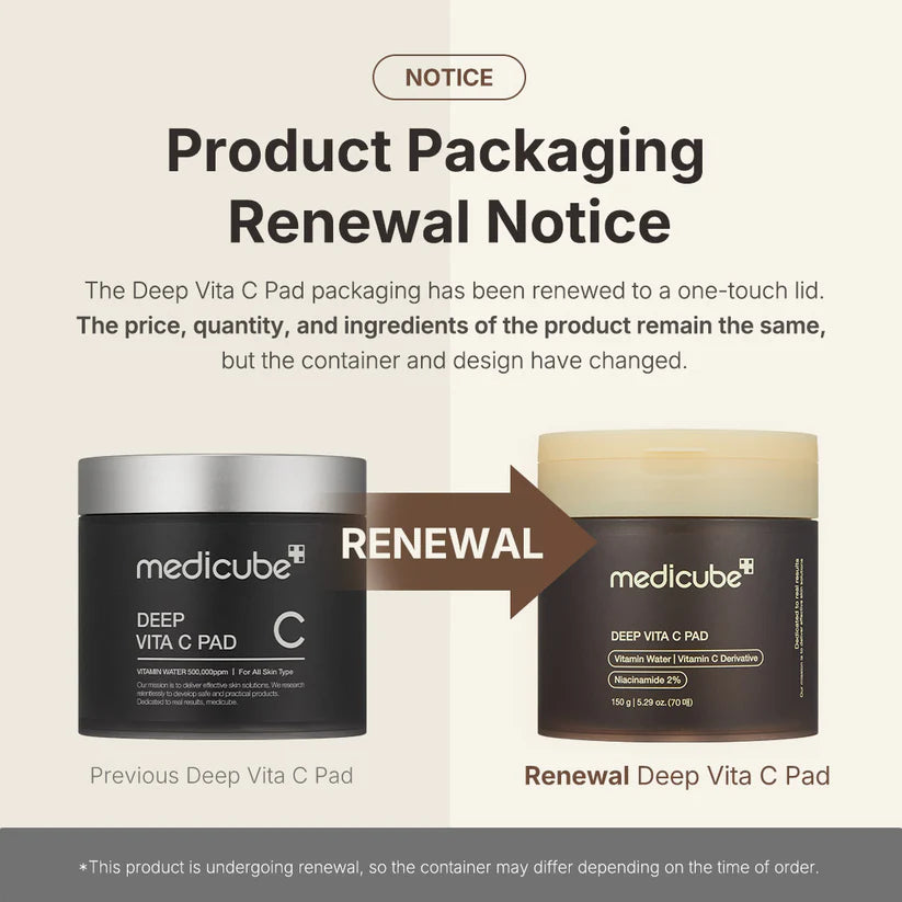 Medicube Deep Vita C Pad 70pcs